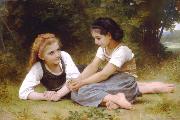William-Adolphe Bouguereau The Nut Gatherers USA oil painting artist